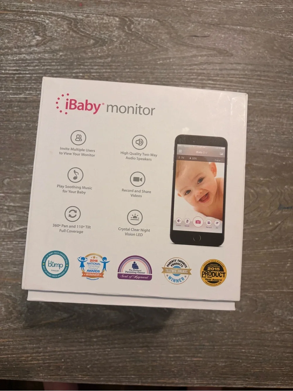iBaby Baby Monitor - White and Cream Nursery Camera